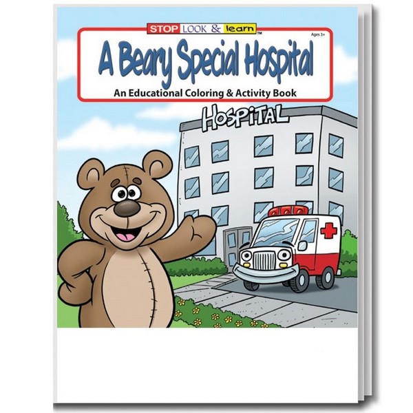 SC0395B A Beary Special Hospital Coloring and Activity BOOK Blank No I